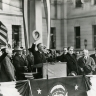 Discours du président Roosevelt lors de sa visite à Harrisburg (Pennsylvanie), octobre 1936